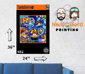 Parasol Stars TurboGrafx 16 Cover Wall Poster Multiple Sizes 11x17-24x36