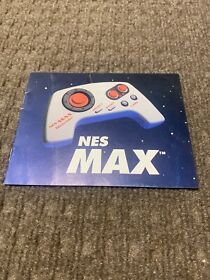 NES Max Controller AUTHENTIC Instruction Manual original Nintendo nesMax
