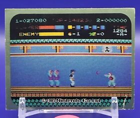 Spartan X Family Computer Card 1985 Nintendo Amada Japanese Retro Game #150