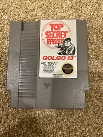 Golgo 13: Top Secret Episode 3 Screw Cart Nintendo NES 1988