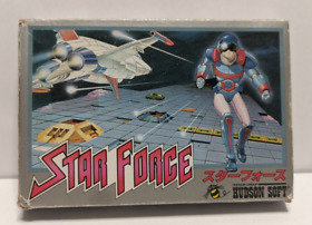 Star Force (Nintendo Famicom). Box, Manual & Cartridge.