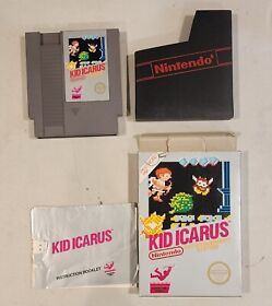 Original Vintage Nintendo NES KID ICARUS Con Caja Y Manual (1987) 5 Tornillos