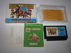 Derby Stallion Zenkokuban Famicom NES Japan import complete in box US Seller