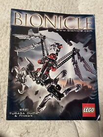 LEGO Bionicle 8621 Turaga Dume & Nivawk Instruction Manual Only