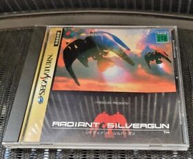 Radiant Silvergun Sega Saturn SS Treasure 1998 W/ case manual