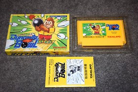 DYNAMITE BOWL Famicom FC Nintendo NES Japan Import US Seller CIB Complete in Box
