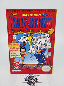 Barker Bill's Trick Shooting Nintendo NES USA Version CIB Near Mint