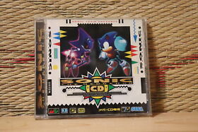 Sonic the Hedge Hog Hedgehog CD Sega Mega CD Very Good+ Condition!