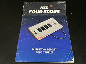 Nintendo NES Four Score Manual Instruction Booklet