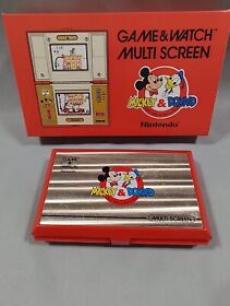 Vintage 1982 DK-53 Nintendo Game & Watch Mickey & Donald with Repro Box
