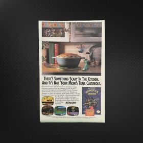 Monster In My Pocket Video Game Original Print Ad 90's 1992 Nintendo NES Konami
