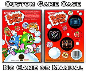 Bubble Bobble - Nintendo NES Custom Case *NO GAME*