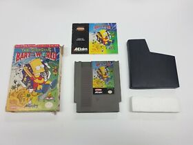 The Simpsons: Bart vs. the World NES Nintendo Complete Authentic Tested *DAMAGE*