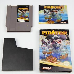Nintendo NES Pirates! CIB Complete Excellent W/ Map RPG Ultra Game