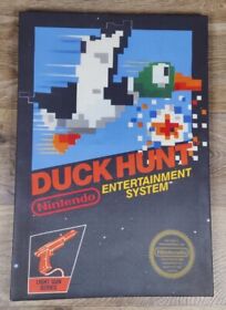 2016 Duck Hunt Nintendo NES Video Game Cover Canvas Wall 13"x19" Used See Pics!