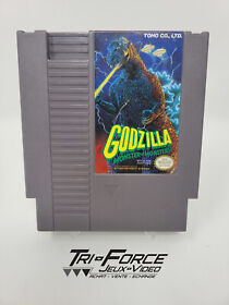 Godzilla : Monster of Monsters Nintendo NES Authentic Cart Free shipping