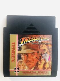 Indiana Jones and the Temple Of Doom Nintendo NES Game TENGEN Cart - Tested