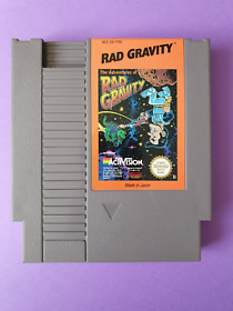 RAD GRAVITY / jeu Nintendo NES / Activision / PAL B FAH1 FRA + Fourreau Officiel