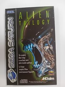 Alien Trilogy Sega Saturn - Pal - Complete With Box And Manual - Retro Tested