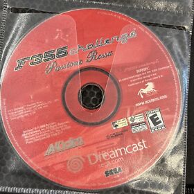 F355 Challenge: Passione Rossa (Sega Dreamcast, 2000) Disc Only Tested