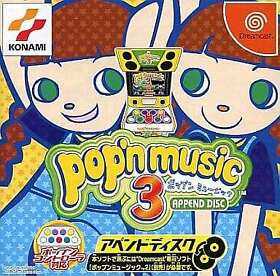 Dreamcast Software Pop'N Music3 Append Disc