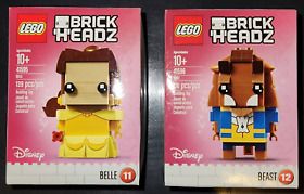 LEGO Disney BrickHeadz: Beauty & The Beast: Belle 41595 & Beast 41596 - SEALED!