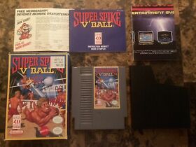 NES Super Spike V'Ball (Nintendo 1990) with original box, poster and manual.