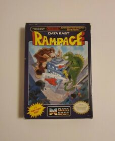 Rampage (Nintendo Entertainment System, 1988) CIB COMPLETE NICE SHAPE NES Game