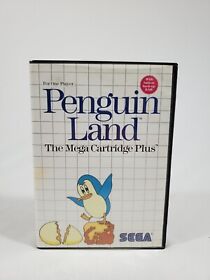 Penguin Land Sega Master System With Manual Tested Good Condition Ships Free 