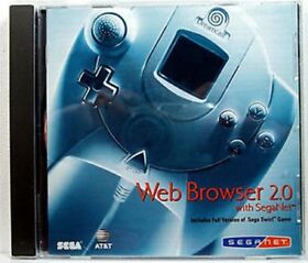 SEGA Net Web Browser 2.0 SEGA Dreamcast Video Game 2000 AT&T NIB NIP