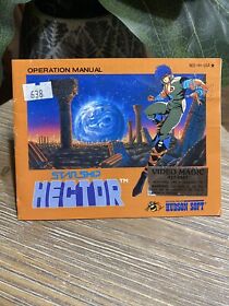 Starship Hector - Nintendo NES - Manual Only NO GAME *Video Store Sticker