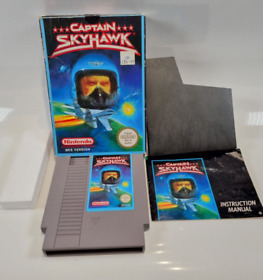 Captain Skyhawk Nintendo NES Game PAL CIB UK Boxed with Manual Tested