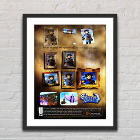 Skies Of Arcadia Sega DreamCast Glossy Promo Poster 18" x 24" G0942