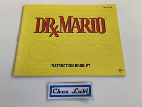 Notice / Manual - Dr Mario - Nintendo NES - NTSC USA