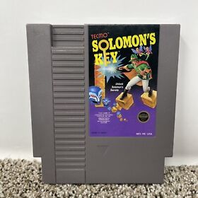 Solomon's Key Nintendo NES 5 Screw Video Game Cart