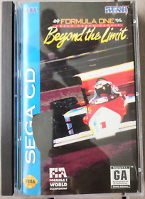 Formula One World Championship: Beyond the Limit (Sega CD, 1994) Authentic & CIB