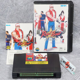 REAL BOUT FATAL FURY SPECIAL NEO GEO AES SNK Ref 1501 FREE SHIPPING JAPAN