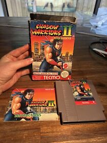 Boxed Nintendo Entertainment System NES Shadow Warriors II 2: Ninja Gaiden