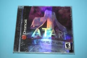Atari Anniversary Edition (Sega Dreamcast, 2001) Complete CIB & Tested