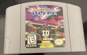 NFL Blitz 64 (Nintendo 64, 1997) Authentic, Tested & Working! N64