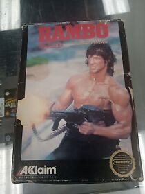 Rambo NES Game, Styrofoam, And Box