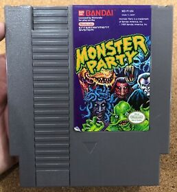 Monster Party (Nintendo Entertainment System, 1989) NES Authentic