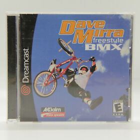 Dave Mirra Freestyle BMX Sega Dreamcast 2000, Tested & Working, CIB!