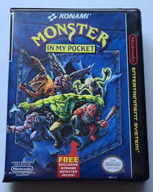 Monster In My Pocket CASE ONLY Nintendo NES Box BEST QUALITY AVAILABLE