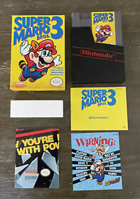 Nintendo NES Super Mario Bros. 3 C.I.B  In Great Shape