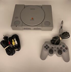 Sony PlayStation 1 PS1 SCPH-1001 Console System Bundle w/Controller Tested Works