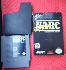 NARC Nintendo NES Game In Original Box, NO Manual Tested Working 