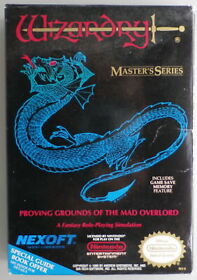 Wizardry: Proving Grounds of the Mad Overlord (Nintendo NES, 1990) BOX ONLY