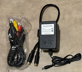 SET LOT Sega Genesis 32X connector link cable model 1 + Power Cord + A/V NEW