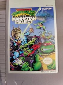 Teenage Mutant Ninja Turtles 3 Manhattan Project TMNT Nintendo NES RARE!!!